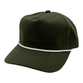 NISSI CAPS GNV-228GF, Golf Cap, Olive With White String