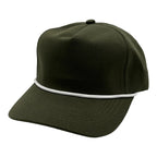 NISSI CAPS GNV-228GF, Golf Cap, Olive With White String