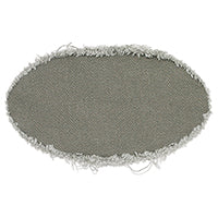 AJM International P1006V, Oval Frayed Patch, Winter Olive