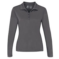 AJM International PF2900, 2 Button Placket, Charcoal