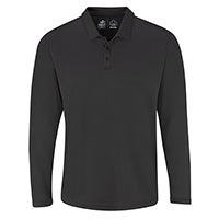 AJM International PM1901, 3 Button Placket, Black