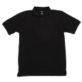 SHAKA WEAR Polo, - 6.2 Oz, Black