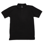 SHAKA WEAR Polo, - 6.2 Oz, Black