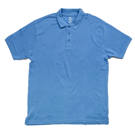 SHAKA WEAR Polo, - 6.2 Oz, Sky Blue