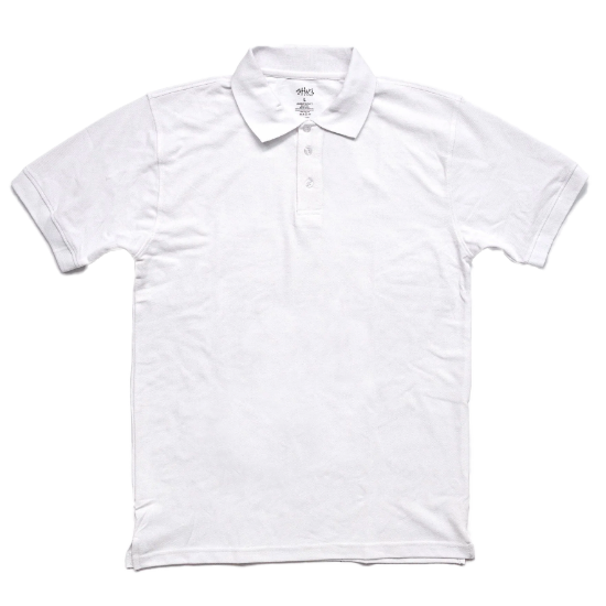 SHAKA WEAR Polo, - 6.2 Oz, White