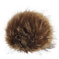 Polyester Faux Fur POMFUR12, Ajm Pom Pom (12cm), Burgundy