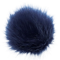 Polyester Faux Fur POMFUR12, Ajm Pom Pom (12cm), Navy