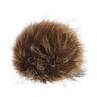 Polyester Faux Fur POMFUR8, Ajm Pom Pom (8cm), Burgundy