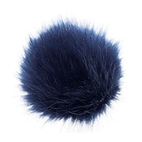 Polyester Faux Fur POMFUR8, Ajm Pom Pom (8cm), Navy