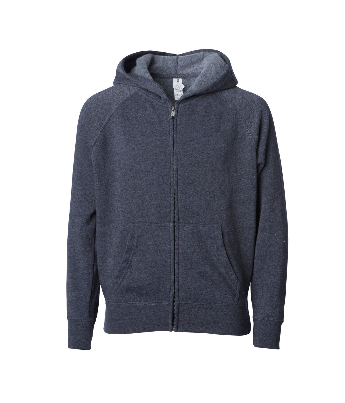INDEPENDENT PRM10TSBZ, Toddler Lightweight Special Blend Raglan Zip Hood., Midnight