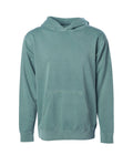 INDEPENDENT PRM1500Y, Youth Midweight Pigment Dyed Hooded Pullover, Pigment Alpine Green