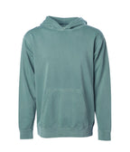 INDEPENDENT PRM1500Y, Youth Midweight Pigment Dyed Hooded Pullover, Pigment Alpine Green