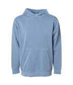 INDEPENDENT PRM1500Y, Youth Midweight Pigment Dyed Hooded Pullover, Pigment Slate Blue