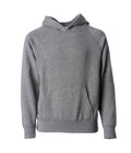 INDEPENDENT PRM15YSB, Youth Lightweight Special Blend Raglan Hooded Pullover, Nickel