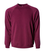 INDEPENDENT PRM30SBC-P1, Prm30sbc - Unisex Special Blend Raglan Crew (colors M-s), Maroon