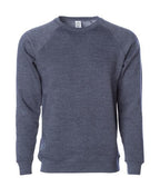 INDEPENDENT PRM30SBC-P2, Prm30sbc - Unisex Special Blend Raglan Crew (stone Heather), Midnight Heather