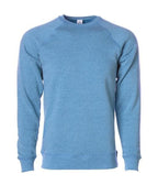 INDEPENDENT PRM30SBC-P2, Prm30sbc - Unisex Special Blend Raglan Crew (stone Heather), Pacific Heather