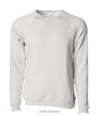 INDEPENDENT PRM30SBC-P1, Prm30sbc - Unisex Special Blend Raglan Crew (colors M-s), Stone Heather