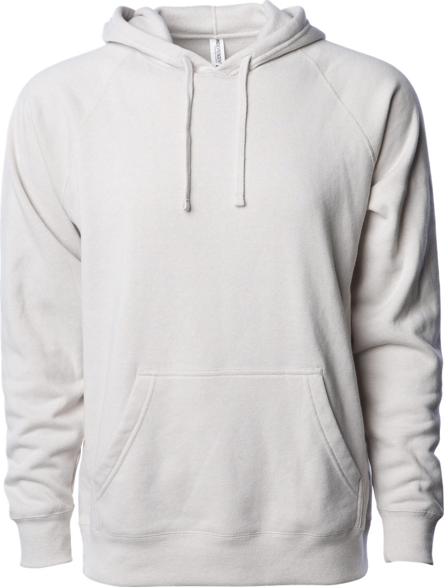 INDEPENDENT PRM33SBP, Special Blend Raglan Hooded Pullovers, Stone Heather