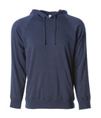 INDEPENDENT PRM33SBP-P1, Prm33sbp - Special Blend Raglan Hooded Pullover (colors B-m), Classic Navy