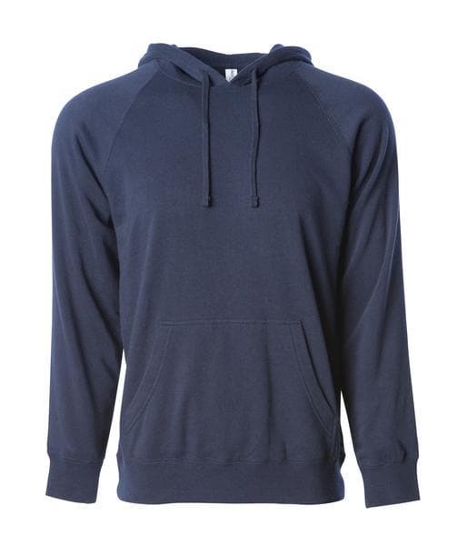 INDEPENDENT PRM33SBP-P1, Prm33sbp - Special Blend Raglan Hooded Pullover (colors B-m), Classic Navy