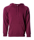INDEPENDENT PRM33SBP, Special Blend Raglan Hooded Pullover, Maroon