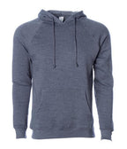 INDEPENDENT PRM33SBP-P1, Prm33sbp - Special Blend Raglan Hooded Pullover (colors B-m), Midnight Heather