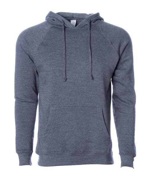 INDEPENDENT PRM33SBP-P1, Prm33sbp - Special Blend Raglan Hooded Pullover (colors B-m), Midnight Heather