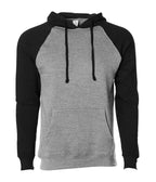INDEPENDENT PRM33SBP, Special Blend Raglan Hooded Pullovers, Nickel Black