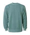 INDEPENDENT PRM3500-P1, Prm3500 - Unisex Midweight Pigment Dyed Crew Neck (colors P-p), Pigment Alpine Green