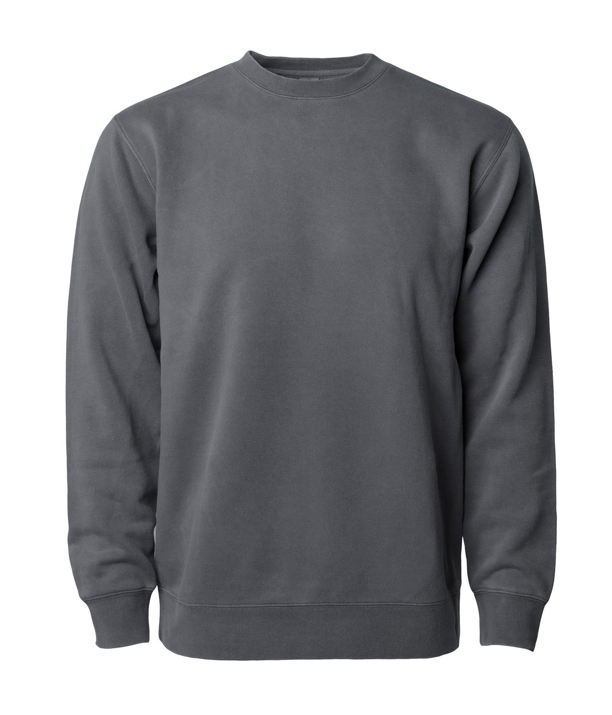 INDEPENDENT PRM3500-P1, Prm3500 - Unisex Midweight Pigment Dyed Crew Neck (colors P-p), Pigment Black
