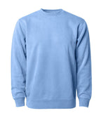 INDEPENDENT PRM3500-P1, Prm3500 - Unisex Midweight Pigment Dyed Crew Neck (colors P-p), Pigment Light Blue