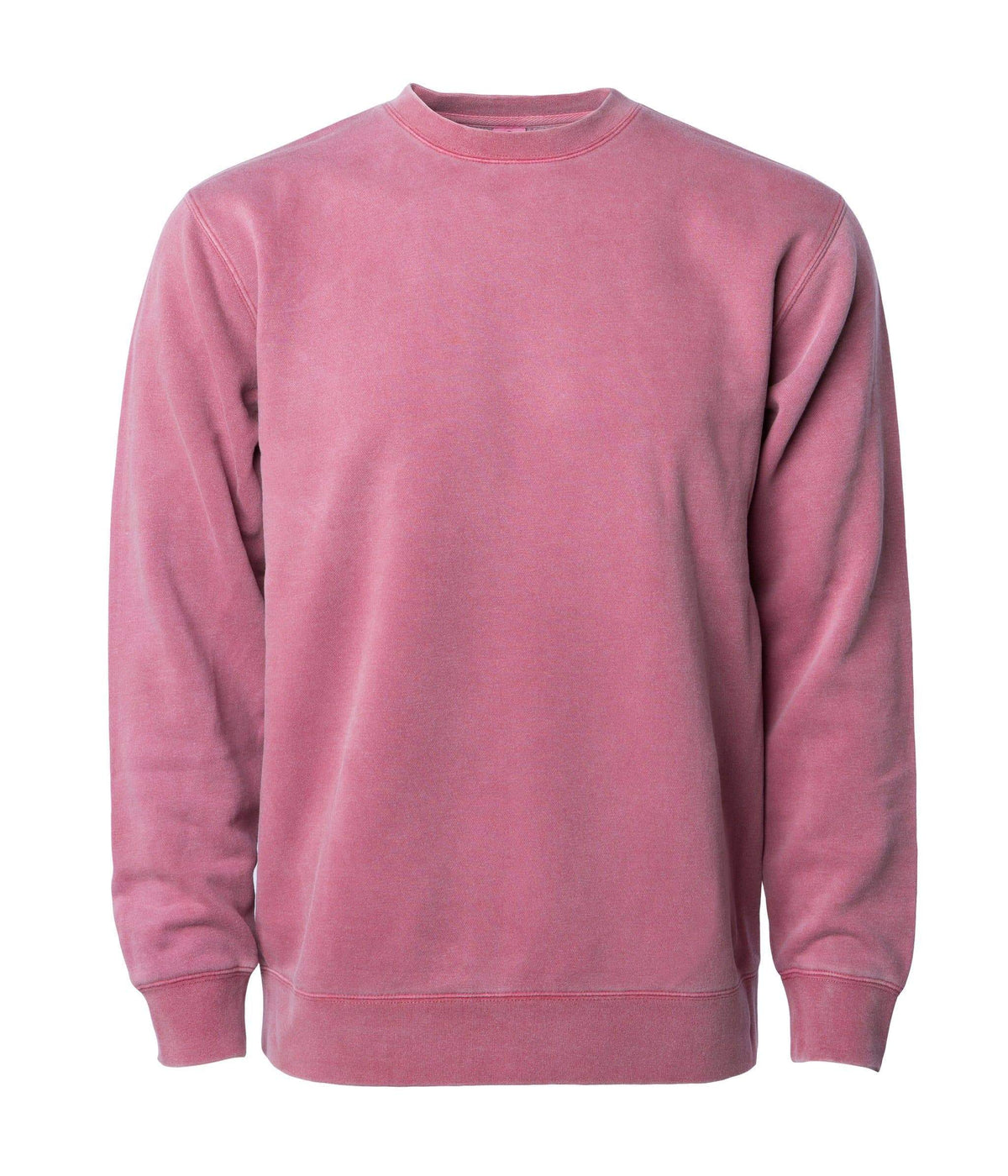 INDEPENDENT PRM3500-P1, Prm3500 - Unisex Midweight Pigment Dyed Crew Neck (colors P-p), Pigment Maroon