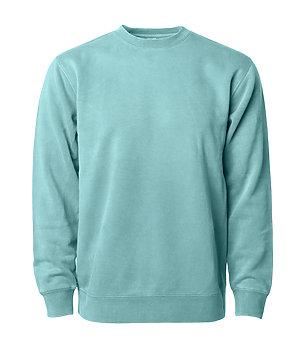INDEPENDENT PRM3500-P1, Prm3500 - Unisex Midweight Pigment Dyed Crew Neck (colors P-p), Pigment Mint