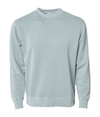 INDEPENDENT PRM3500, Unisex Midweight Pigment Dyed Crew Neck, Pigment Sage