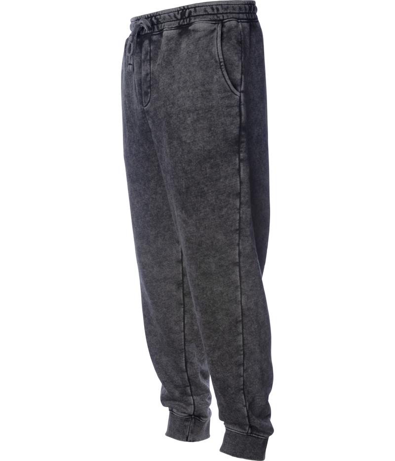 INDEPENDENT PRM50PTMW, Men's Mineral Wash Fleece Pant, Mineral Wash Black