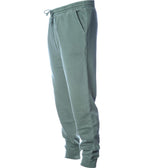 INDEPENDENT PRM50PTPD-P1, Prm50ptpd - Men's Pigment Dyed Fleece Pant (colors P-p), Pigment Alpine Green
