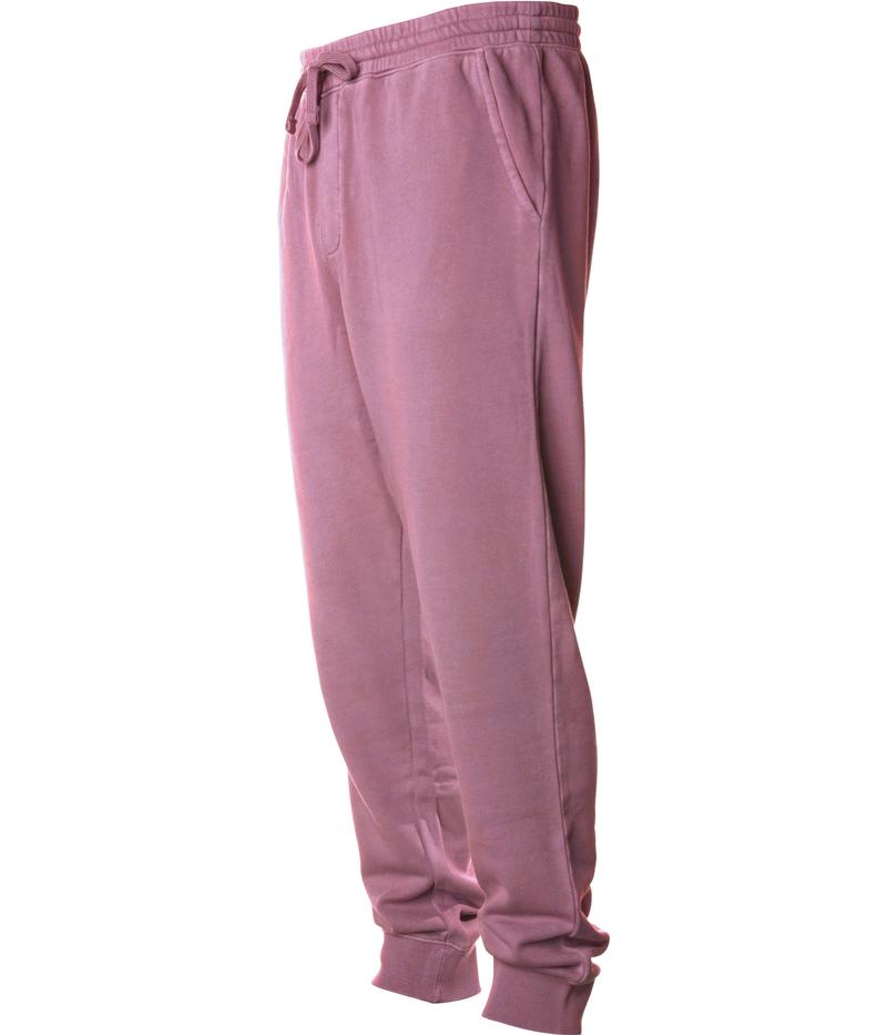 INDEPENDENT PRM50PTPD-P1, Prm50ptpd - Men's Pigment Dyed Fleece Pant (colors P-p), Pigment Maroon