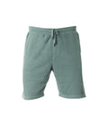 INDEPENDENT PRM50STPD-P1, Prm50stpd - Men's Pigment Dyed Fleece Short (colors P-p), Pigment Alpine Green