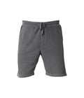 INDEPENDENT PRM50STPD, Men's Pigment Dyed Fleece Short, Pigment Black