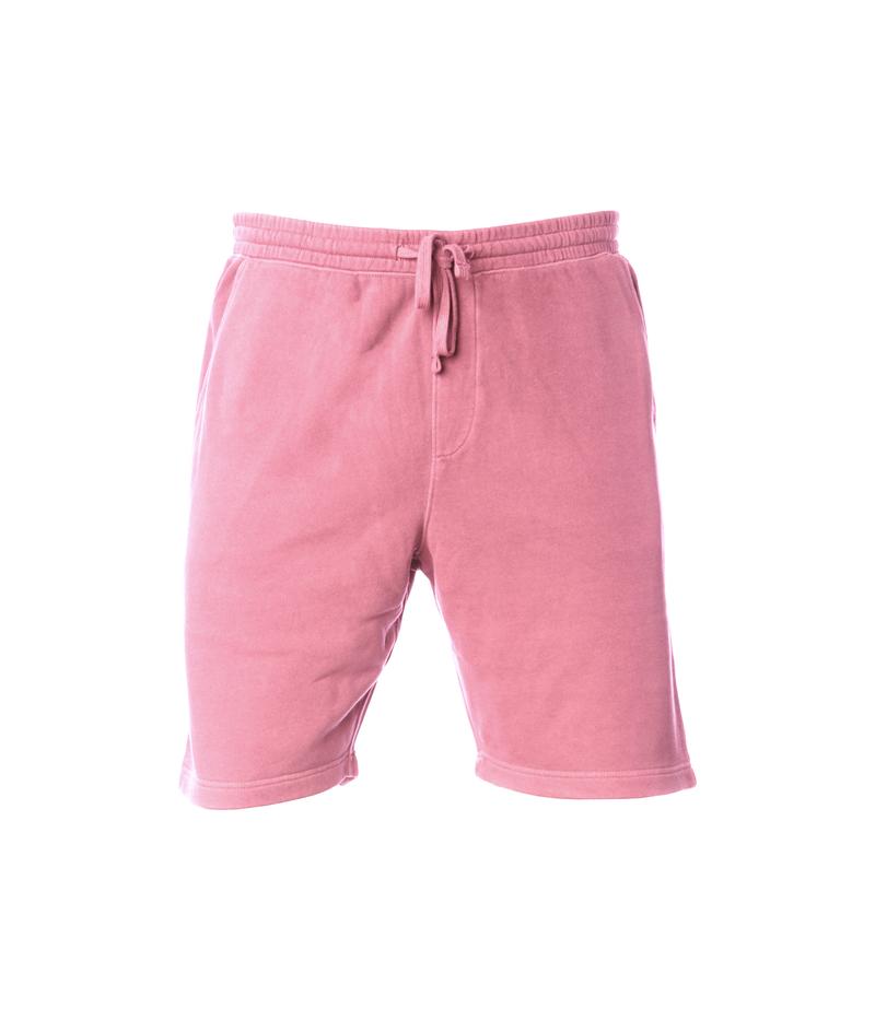 INDEPENDENT PRM50STPD-P1, Prm50stpd - Men's Pigment Dyed Fleece Short (colors P-p), Pigment Pink