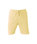 INDEPENDENT PRM50STPD-P1, Prm50stpd - Men's Pigment Dyed Fleece Short (colors P-p), Pigment Yellow