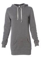 Independent Trading Co. PRM65DRS, Midweight Special Blend Hooded Pullover Dress, Nickel