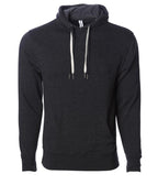 INDEPENDENT PRM90HT, Unisex Heather French Terry Hooded Pullover, Charcoal Heather