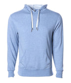 Independent Trading Co. PRM90HT, Unisex Heather French Terry Hooded Pullover, Sky Heather