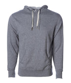 INDEPENDENT PRM90HT, Unisex Heather French Terry Hooded Pullover, Salt and Pepper