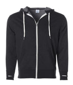 INDEPENDENT PRM90HTZ-P1, Prm90htz - Unisex French Terry Zip Hooded Sweatshirt (colors B-o), Black