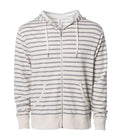 INDEPENDENT PRM90HTZ-P2, Prm90htz - Unisex French Terry Zip Hooded Sweatshirt (oatmeal Heather Salt And Pepper, Olive Heather, Salt And Pepper, Sky Heather), Oatmeal Heather Salt and Pepper