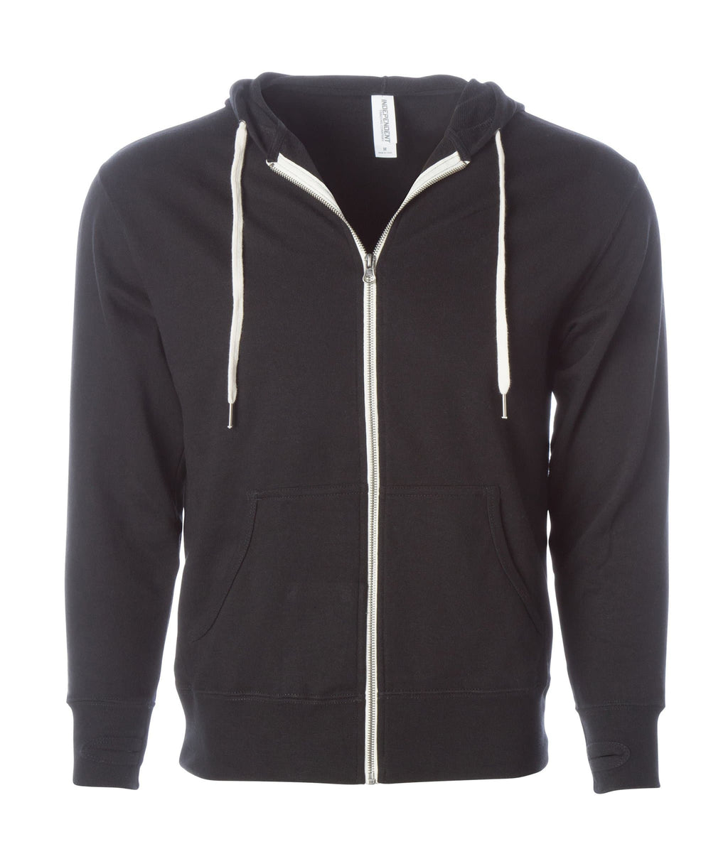 INDEPENDENT PRM90HTZ-P1, Prm90htz - Unisex French Terry Zip Hooded Sweatshirt (colors B-o), Charcoal Heather