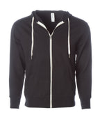 INDEPENDENT PRM90HTZ-P1, Prm90htz - Unisex French Terry Zip Hooded Sweatshirt (colors B-o), Charcoal Heather